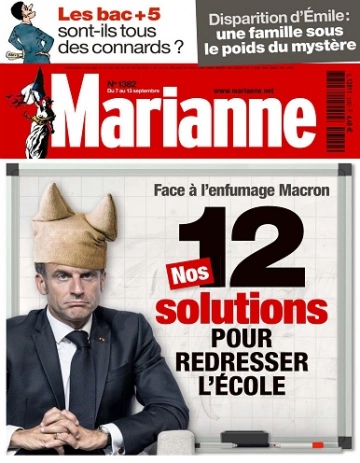 Marianne N°1382 Du 7 au 13 Septembre 2023