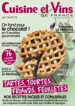 Cuisine et Vins de France – Avril-Mai 2017